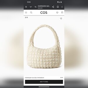 COS oversized quilted crossbody